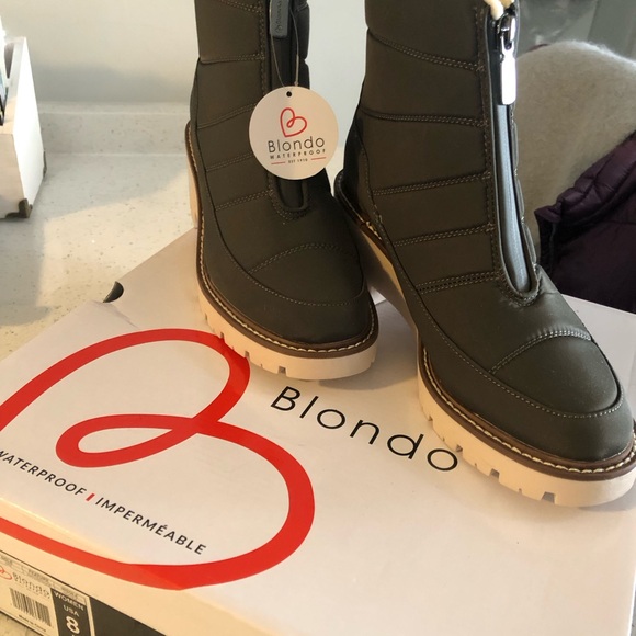 Blondo Women's Waterproof Boots - Olive - Picture 8 of 8
